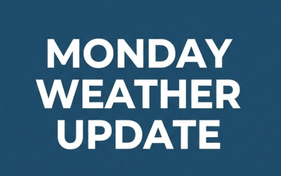 Monday Weather Update