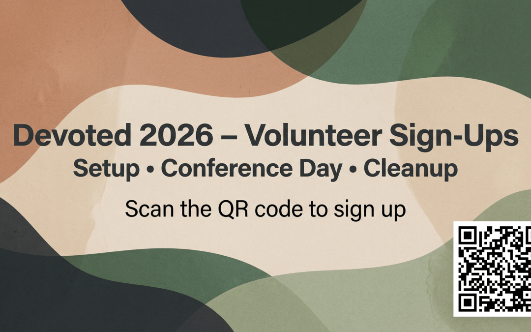 Devoted 2026 Volunteer Sign-Ups Are Live