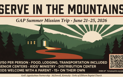 We’re Going to the Mountains: GAP Summer Mission Trip