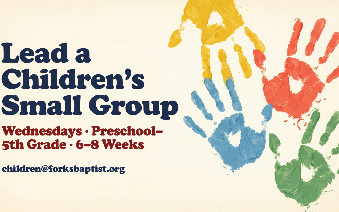 Lead a Children’s Small Group