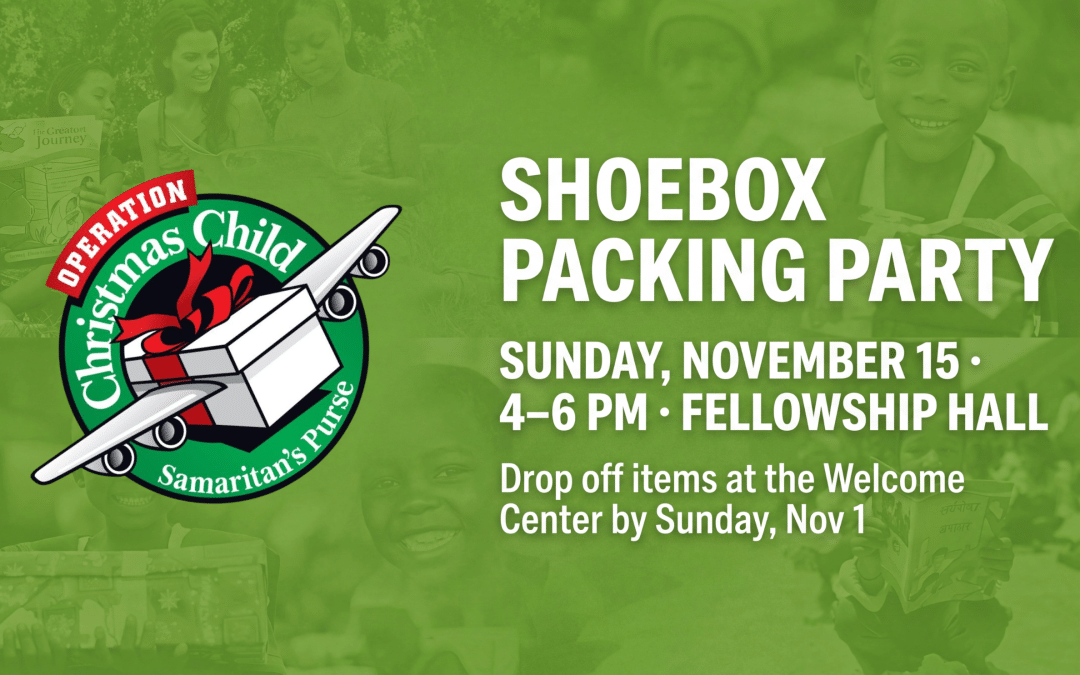 Operation Christmas Child Packing Party